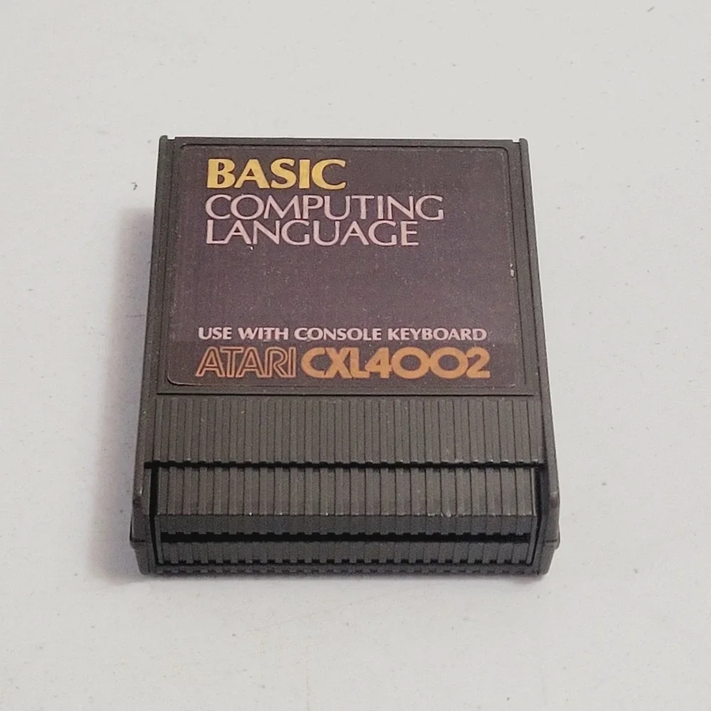 Atari CXL4002 BASIC Computing Language Cartridge Vintage